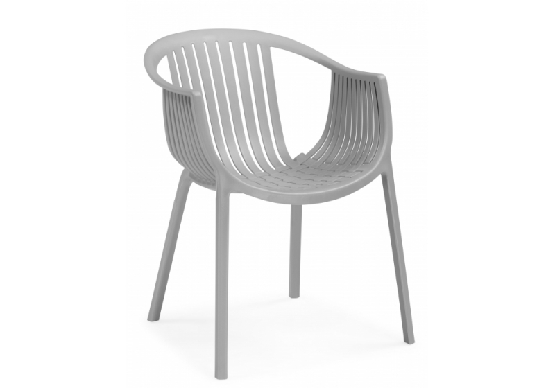 Пластиковый стул Боркас пластик / серый (54x64x76). 