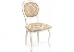 Стул деревянный Adriano молочный с патиной (50x54x96)